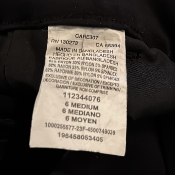 Women's Lee Brand Black Wide-Leg Pants - Picture 8 of 8